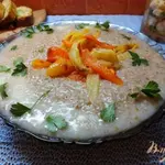 Пшеничная каша по-болгарски с печеным болгарским перцем