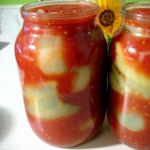 Заготовка перца с баклажанами