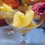 Груша маринованная в сахарном сиропе с виски