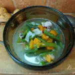 Индюшиный суп со спаржевой фасолью