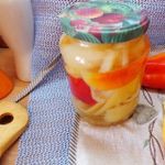 Консервированные перцы чили+болгарские