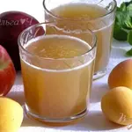 Яблочно-нектариновый морс с мятным сиропом