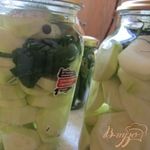 Концервированные кабачки с чесноком
