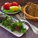 Фаршированные синенькие (баклажаны)