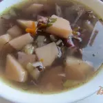 Суп с красной фасоли без зажарки