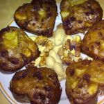 Кексы с шоколадом, орешками и апельсинами