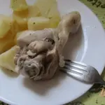 Душистая отварная куриная ножка