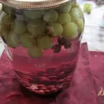 Консервированый виноградный компот