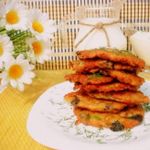 Деруны с грибами