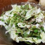Капустный салат с кинзой