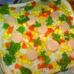 Салат Яркое лето