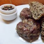 Печеные котлеты из говядины и баранины