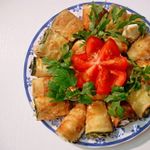 Рулетики из цукини со сливочным сыром