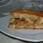 Пирог заливной с капустой