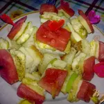 Канапе с арбузом