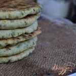 Луково-шпинатные лепешки