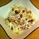 Салат с кальмаром Нежность