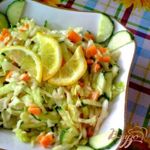 Салат с белокочанной капустой