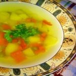 Суп с зеленым горошком Легкость
