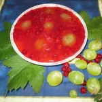 Желе из красной смородины