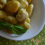 Ньокки в сырном соусе с песто