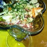 Салат с капустой Цветной