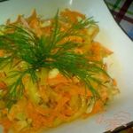 Салат из моркови, перца и курицы