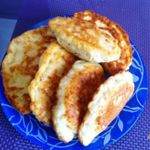 Сырные лепешки с грибами