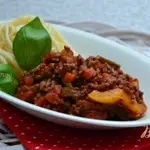 Мясной соус  к пасте со сладким перцем