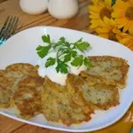 Маковые драники из картофеля