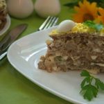 Печеночный тортик с ореховым вкусом