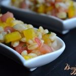 Салат с перловой крупой и мятой