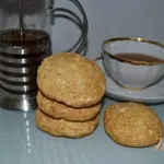 Банановое песочное печенье