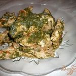 Свиное рагу со шпинатом