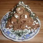 Печеночные рулетики с начинкой