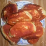 Жареные пирожки с горохом