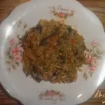 Плов с баклажанами