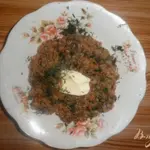 Гречка с печенью