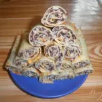 Блинчики с рисом и маком