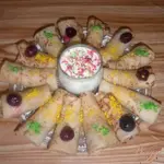 Блинчики с творожной начинкой и с изюмом