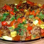 Фрикадельки с овощами