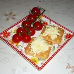 Закуска на крекерах Студенческая