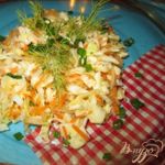 Капустный салат с морковью и яблоком