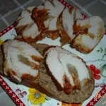 Пастрома с яблоком