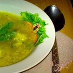 Куриный суп с яйцом