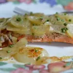 Семга с картофелем