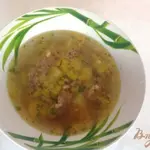 Гречневый суп со свининой