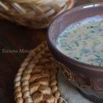 Овощная окрошка с цукини