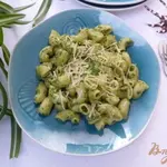 Паста с соусом из рукколы