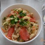 Зимний салат с квашеной капустой